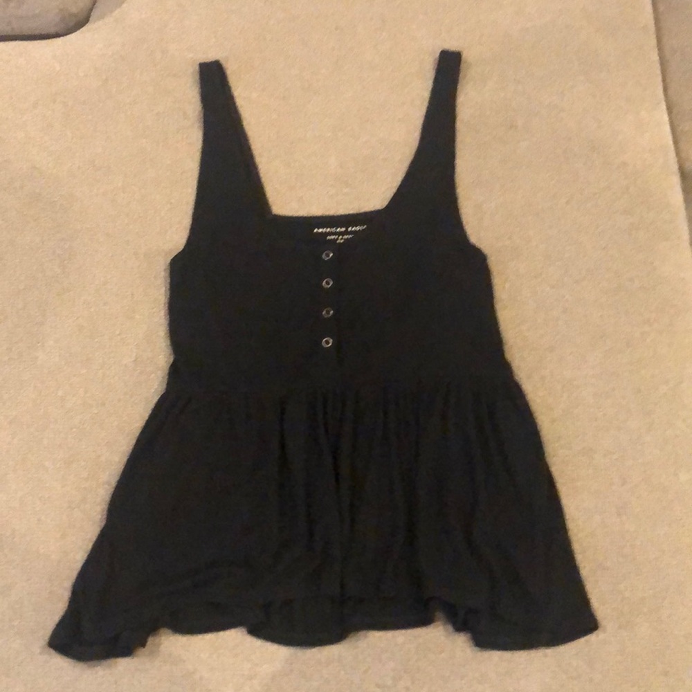 American Eagle Outfitters Black Tank Top
